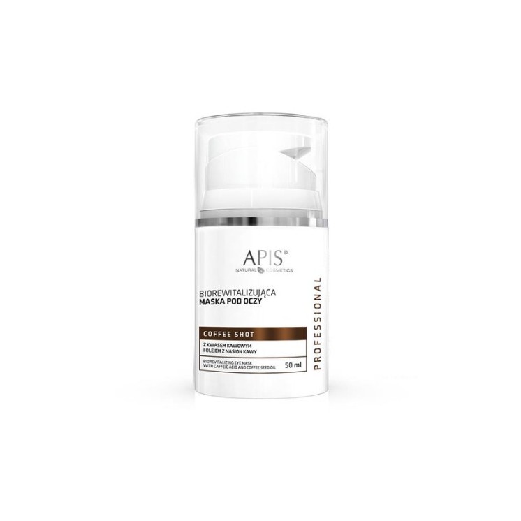 Біоревіталізуюча маска для очей Apis Coffee Shot 50 мл