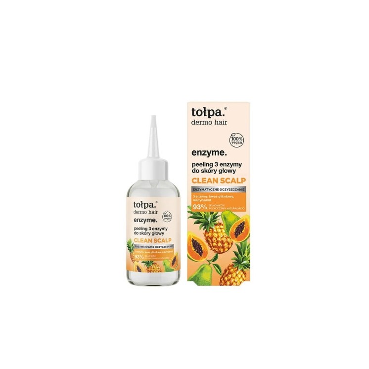 Фермент для волосся Tołpa Dermo . Peeling 3 ензимами для шкіри голови CLEAN SCALP 100 мл