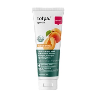 Tołpa Green Regeneration Multifunctionele Olie-in-Crème voor Droog, Dof en si Haar 125 ml