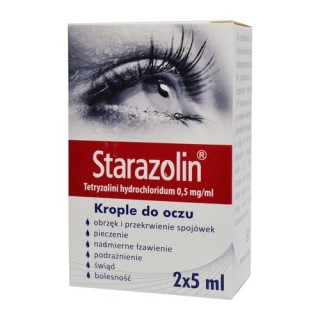 Starazolin 0,05% Oogdruppels 2x5 ml