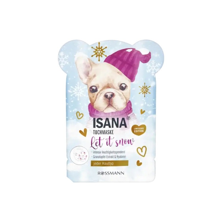 Isana Sheet face mask Let it Snow 1 piece