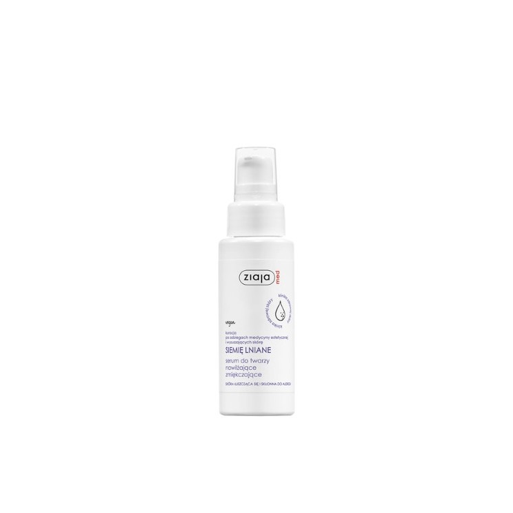 Ziaja Med Linseed Зволожуюча і пом'якшувальна Serum для обличчя 50 мл