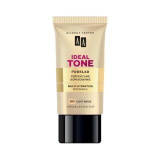 AA Make Up Ideal Tone Perfect matching тональний крем /103/ Light Beige 30 мл