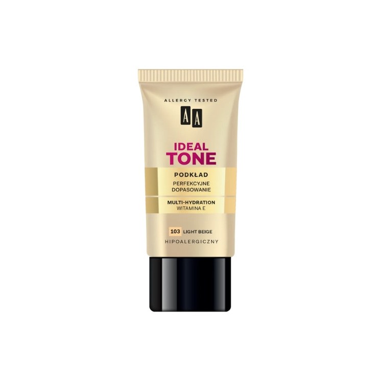 AA Make Up Ideal Tone Perfect matching тональний крем /103/ Light Beige 30 мл