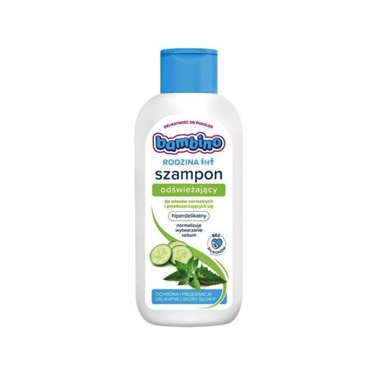 Bambino Family refreshing shampoo for normal and oily hair 400 ml