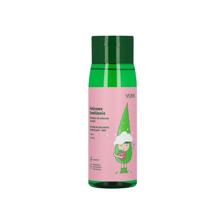 Yumi Shampoo voor droog haar Framboos hydraterend 300 ml