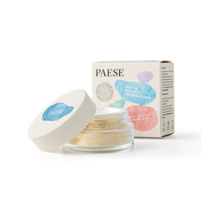 Тональний крем Paese Minerals Mattifying Covering Foundation /102W/ Natural 7 г