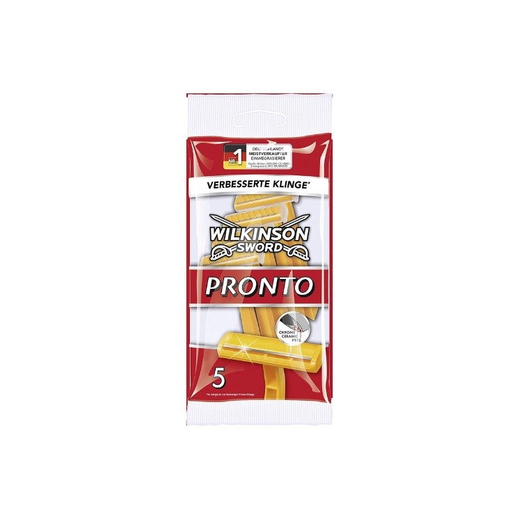 Wilkinson Sword Pronto wegwerpscheermes voor heren 5 stuks