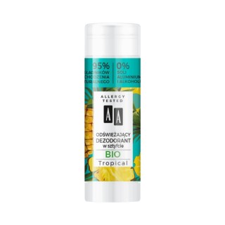 AA освіжаючий дезодорант-стік Bio Tropical 25 мл