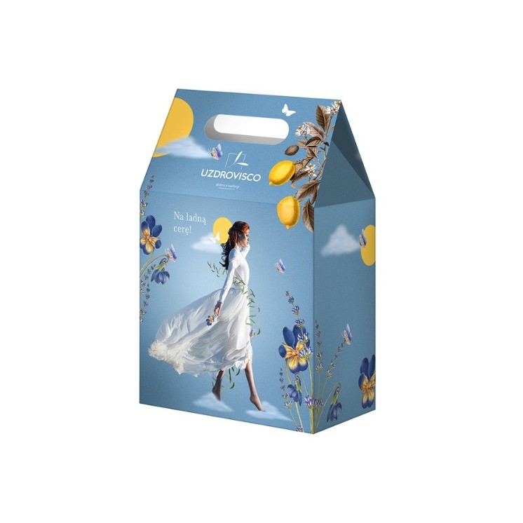 Uzdrovisco Set voor een mooie huid! Crème tegen imperfecties Violet 50 ml + niet-katoen actieve Tonic-essence 150 ml