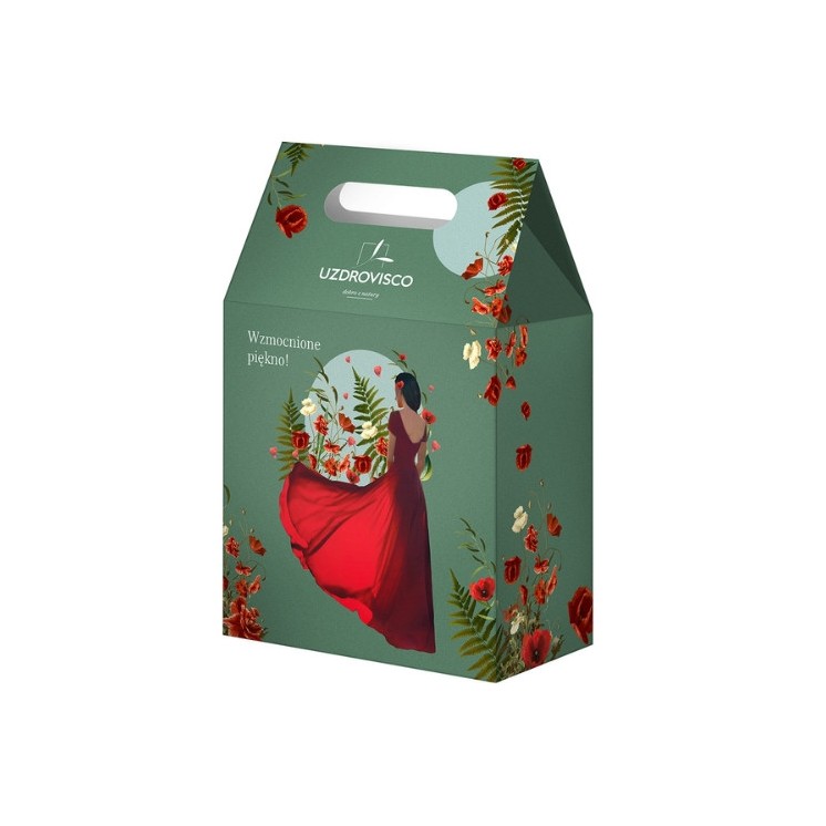 Uzdrovisco Set verbeterde schoonheid! lichte oliënde crème Maanzaad 50 ml + niet-katoen actieve stoffen Tonic-essence 150 ml