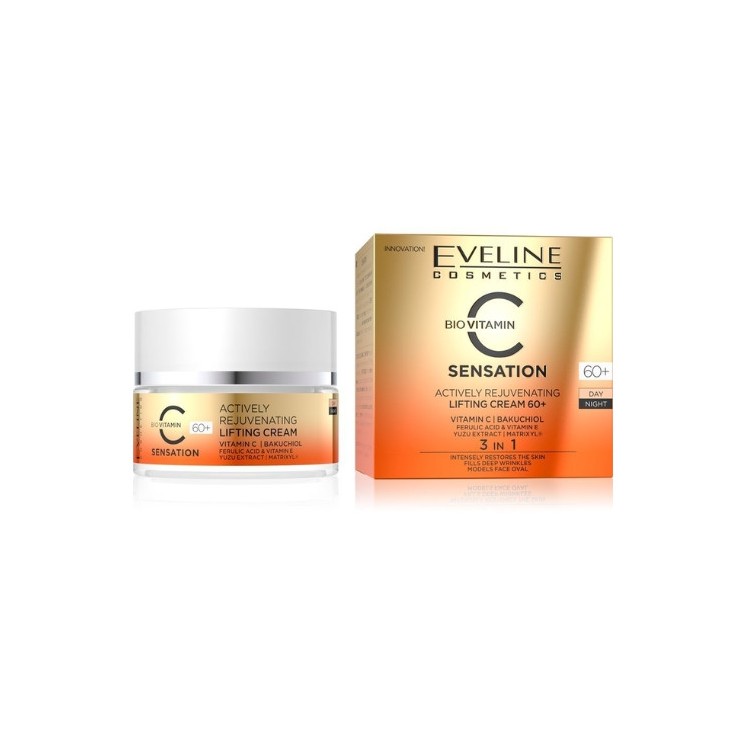 Eveline C Sensation actively rejuvenating Day and night lifting face cream 50 ml