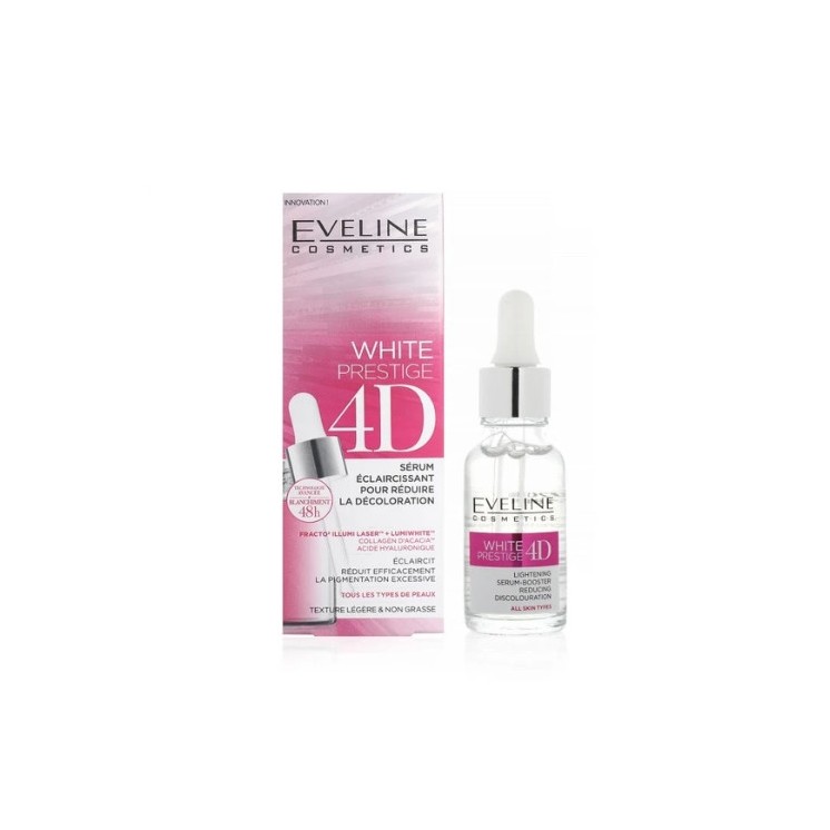 Eveline White Prestige 4D rozjaśniający Serum do twarzy na przebarwienia 18 ml(31-07-2025)