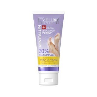 Eveline Revitalum 20% exfoliating grater in AHA Complex foot cream 75 ml