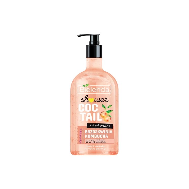 Bielenda Body Coctail Shower Gel Peach + Kombucha 400 ml