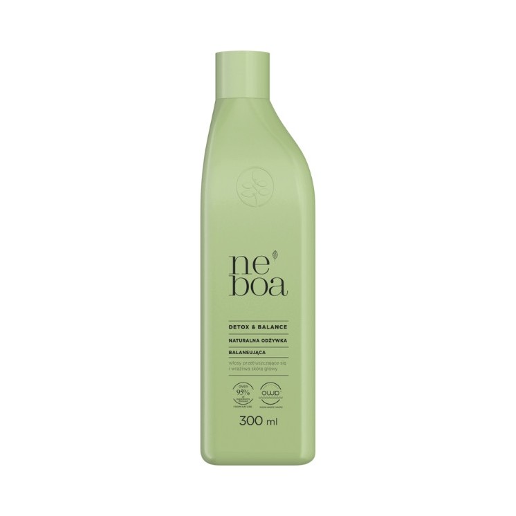Натуральний очищаючий кондиціонер для волосся Neboa Hair Detox & Balance 300 мл