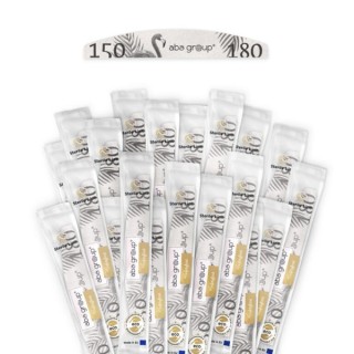 Aba Group Sterile Line Nail file crescent Standard Flaming 150/180 25 pieces