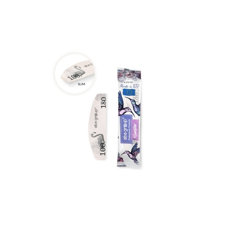 Пилка для нігтів Aba Group Safe Package Mini Slim Flaming 100/180 1 шт