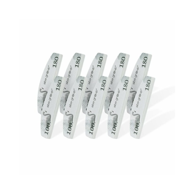 Aba Group Sweet Nail Polisher Mini Crescent Flaming 100/180 10 Pieces