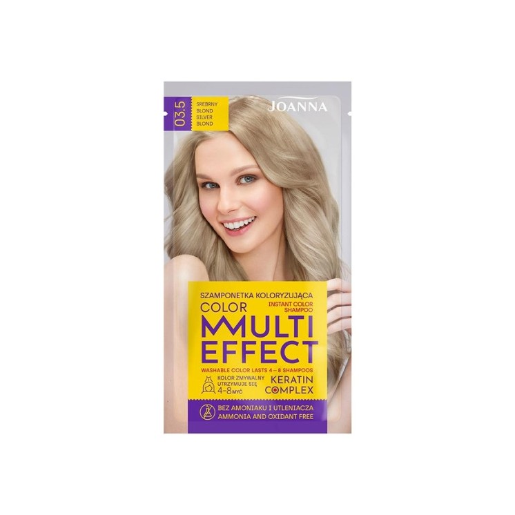 Joanna Multi Effect Color Colouring shampoo /03, 5 / Сріблястий Blond