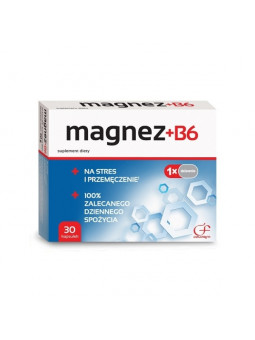 Magnez + B6 30 kapsułek