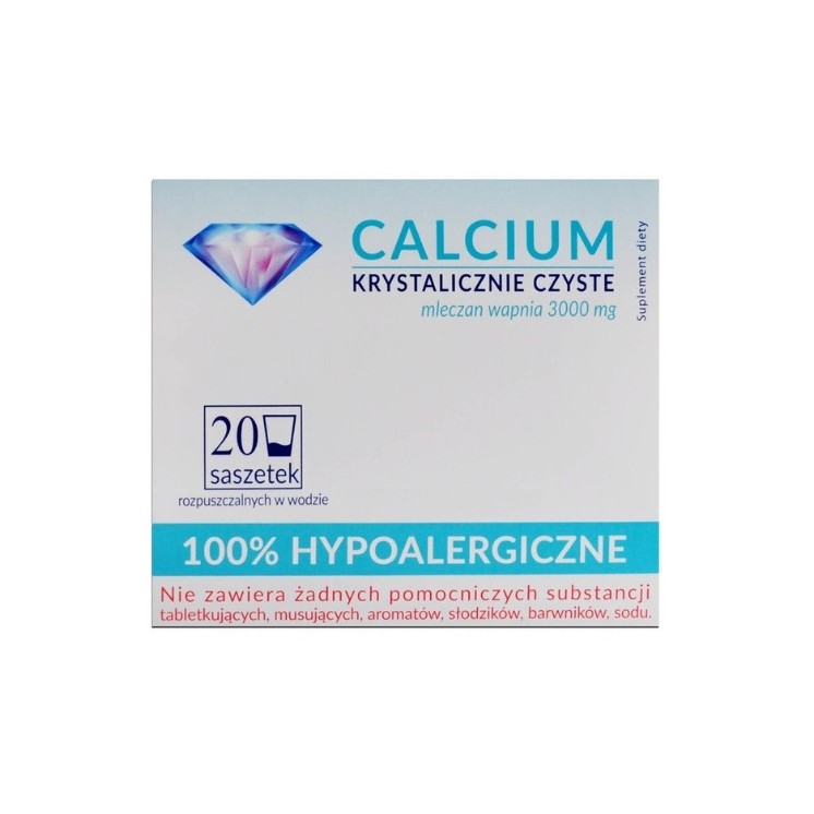 Calcium Crystal Clear 100% hypoallergeen 20 sachets