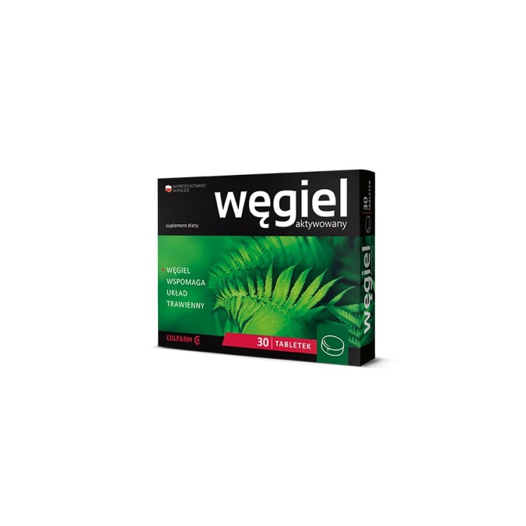 Colfarm Actieve kool 30 tabletten