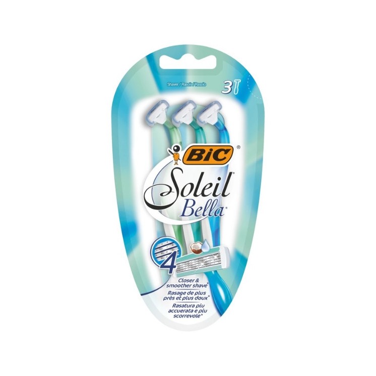 Бритви BIC Soleil Bella цільні, 3 шт