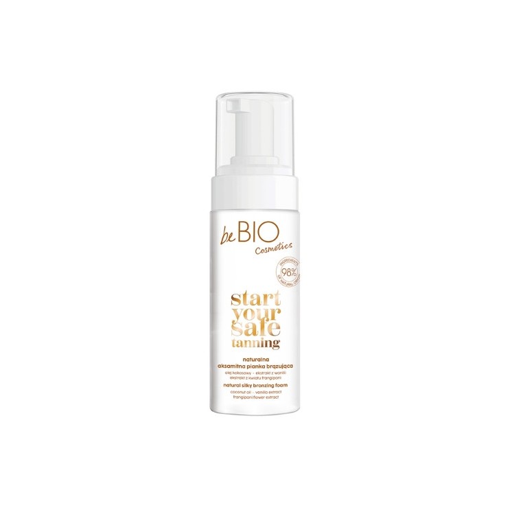beBio Ewa Chodakowska Start Your Safe Tanning натуральна оксамитова бронзуюча піна для тіла 150 мл