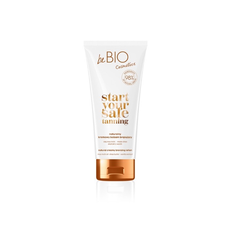 beBio Ewa Chodakowska Start Your Safe Tanning Натуральний кремовий бронзуючий лосьйон для тіла 200 мл
