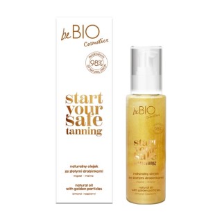 beBio Ewa Chodakowska Start Your Safe Tanning natural body oil with gold particles 100 ml