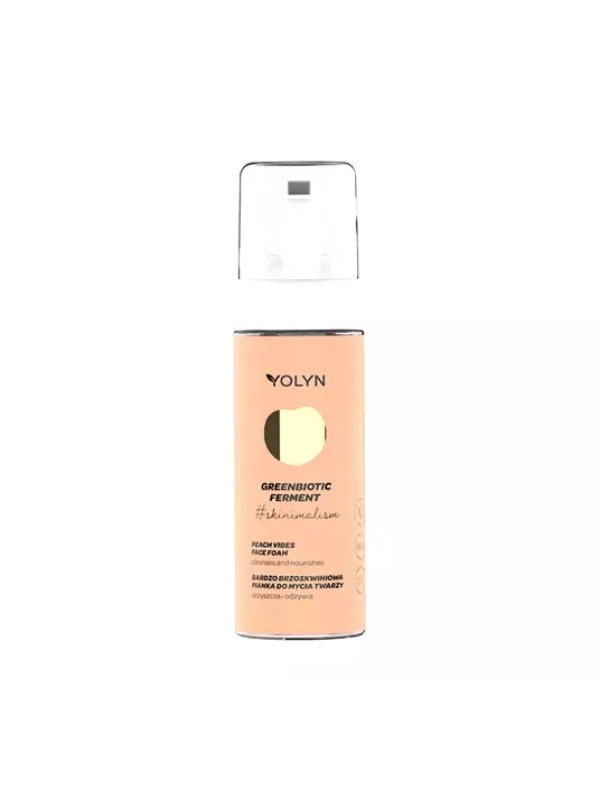 Yolyn Pianka do mycia twarzy Brzoskwinia 150 ml