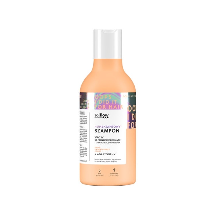 Шампунь Vis Plantis so!flow Humectant Shampoo для волосся середньої пористості зі схильністю до пухнастості 400 мл