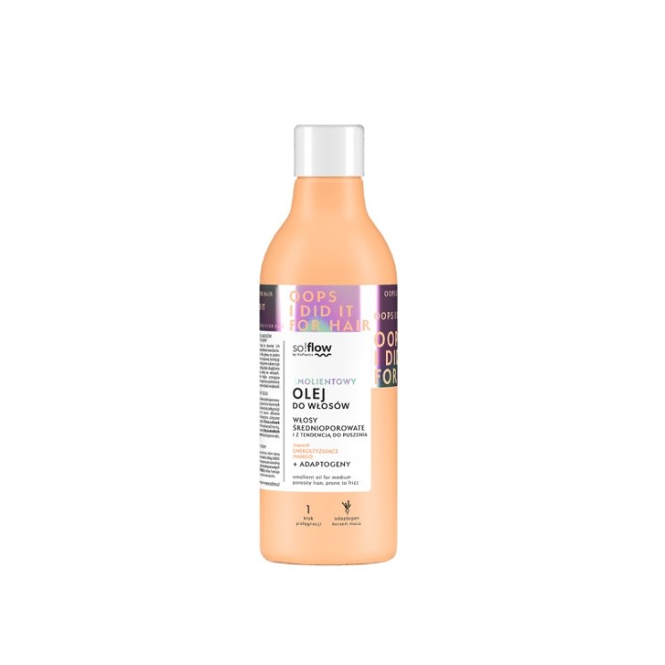 Vis Plantis so!flow Verzachtende Olie voor medium poreus haar met neiging tot kroezen 150 ml