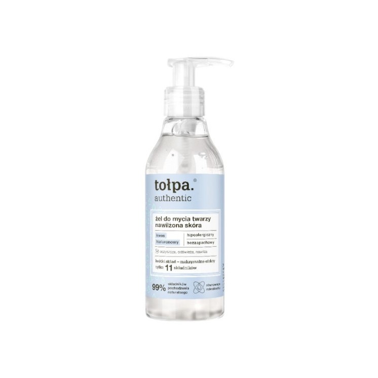 Tołpa Authentic Face wash gel moisturized skin 195 ml