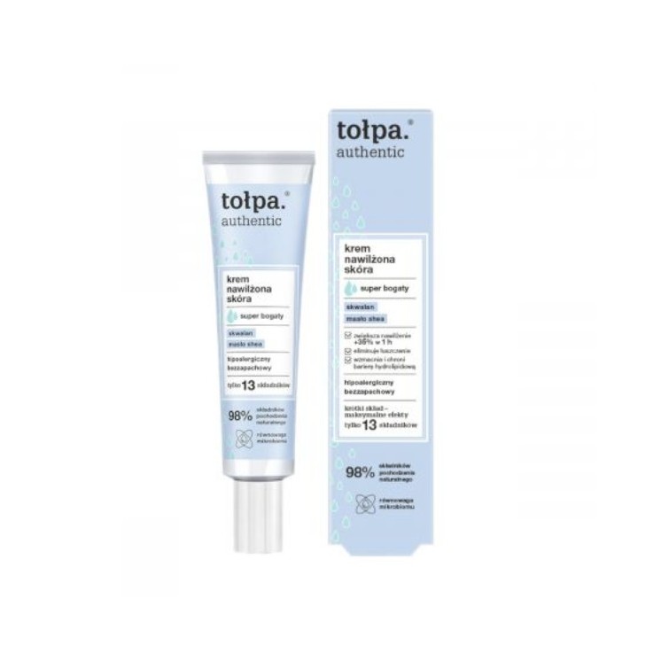 Tołpa Authentic super rich face cream moisturized skin 40 ml