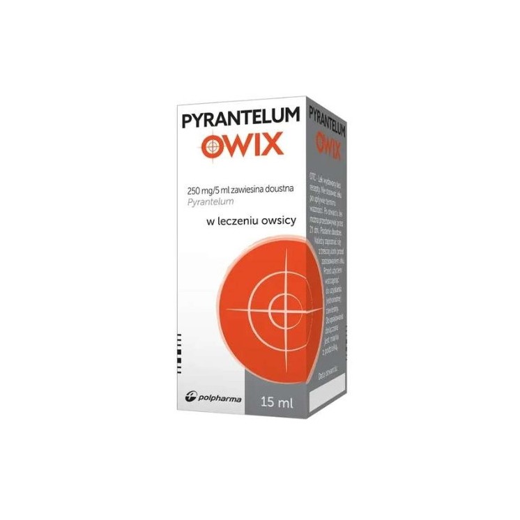 Pyrantelum Owix orale suspensie voor de behandeling van enterobiasis 15 ml