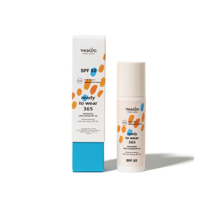 Resibo Ready to Wear 365 geavanceerde gezichtscrème SPF50 50 ml