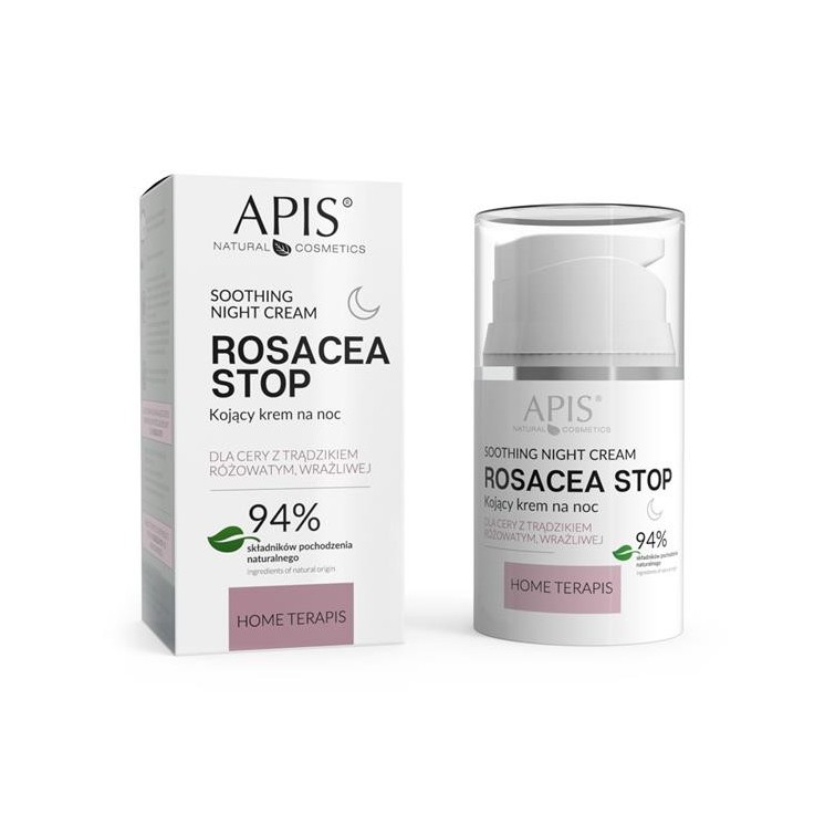 Apis Rosacea - Stop заспокійливий Нічний крем для обличчя 50 мл