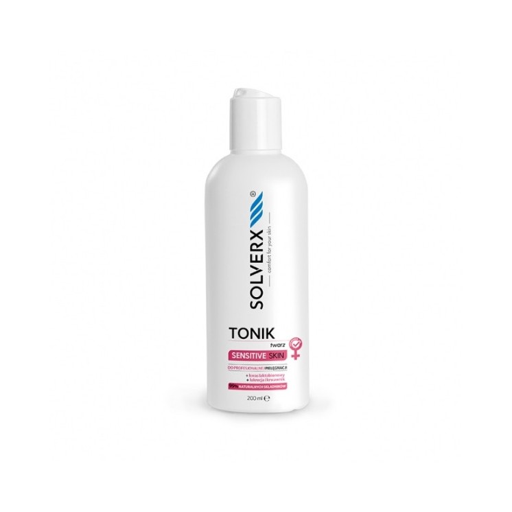 Solverx Sensitive Skin делікатний тонік балансуючий pH шкіри 200 мл
