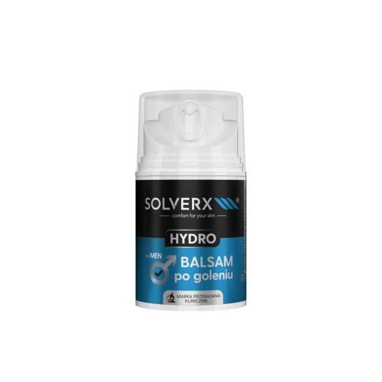 Hydro бальзам після гоління для чоловіків Solverx for Men Men 50 мл