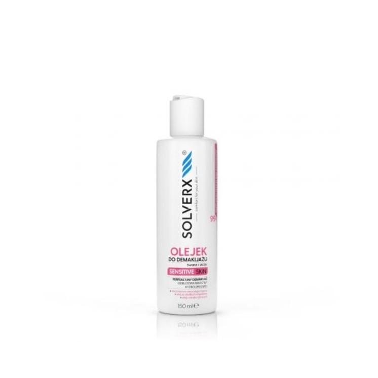 Масло для зняття макіяжу з обличчя Solverx Sensitive Skin 150 мл