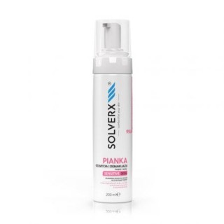 Пінка для очищення обличчя та зняття макіяжу Solverx Sensitive Skin 200 мл