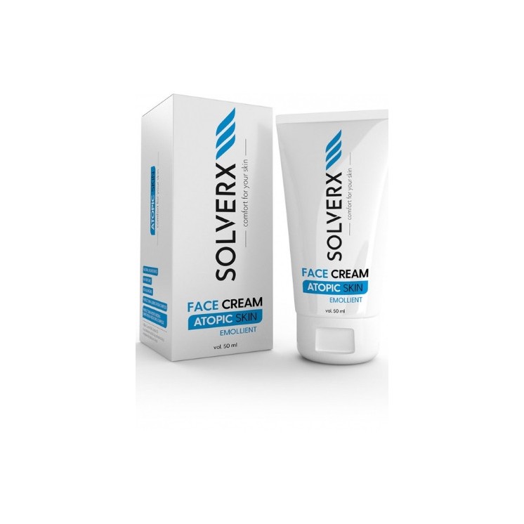 Solverx Atopic Skin Gezichtscrème voor atopische huid 50 ml