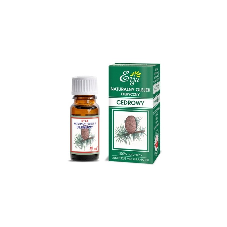 Etja Natuurlijke Ceder Etherische Olie 10 ml
