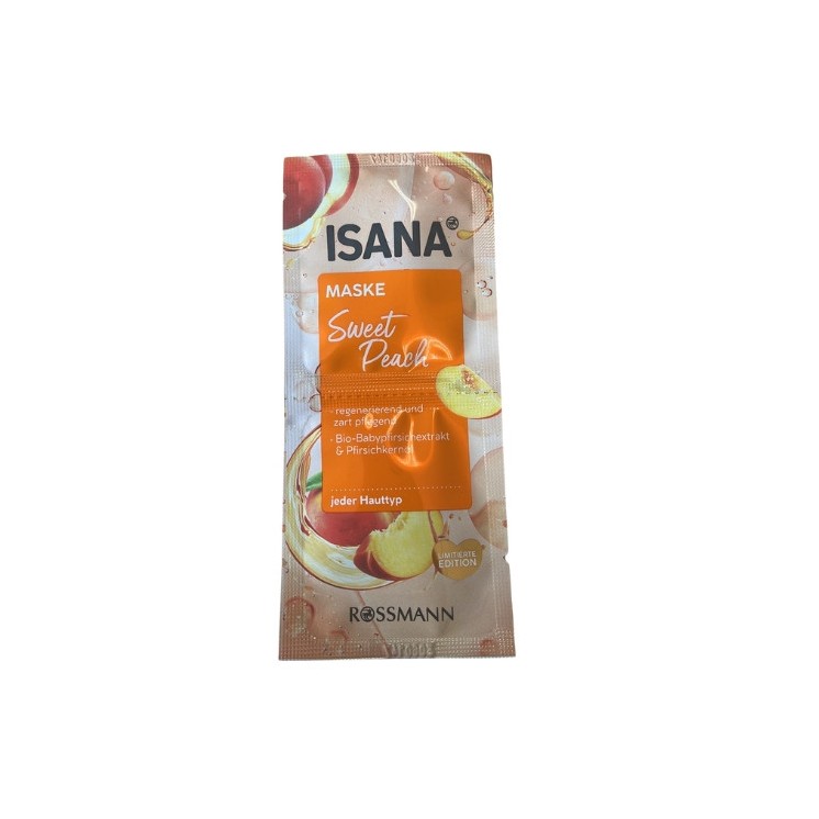 Маска для обличчя Isana Sweet Peach 2х8 мл