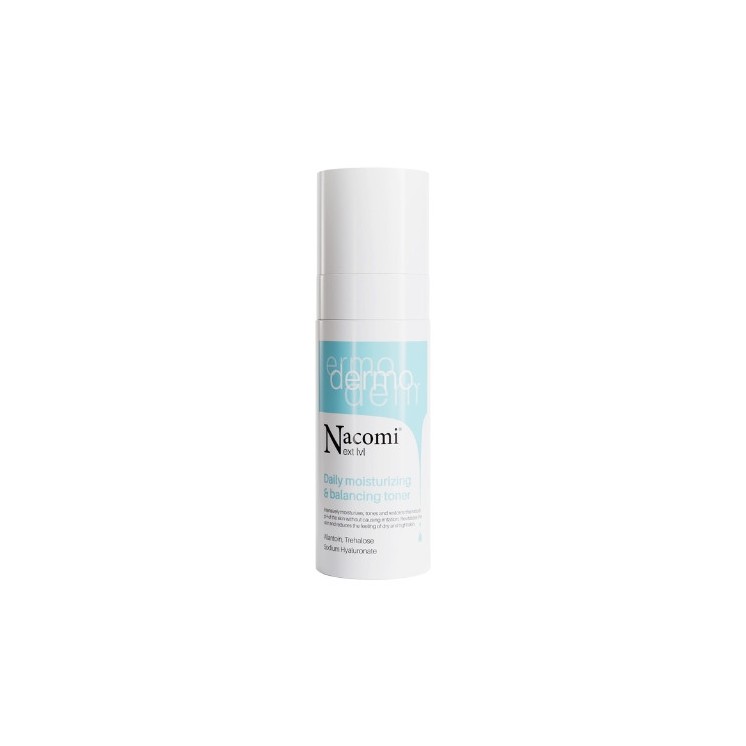Nacomi Next Level Dermo Moisturizing тонік для обличчя для сухої та чутливої шкіри 100 мл