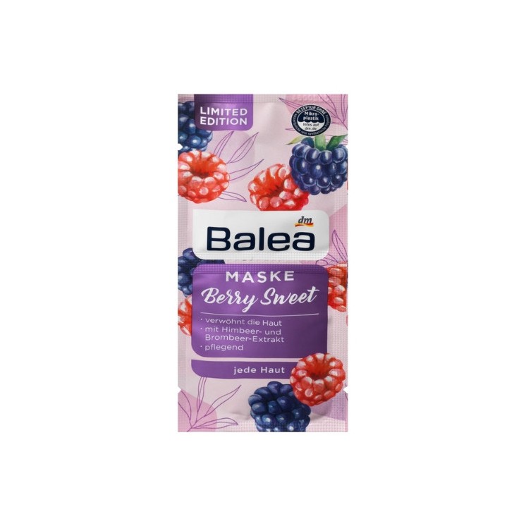 Balea Berry Sweet Gezichtsmasker 2x8 ml