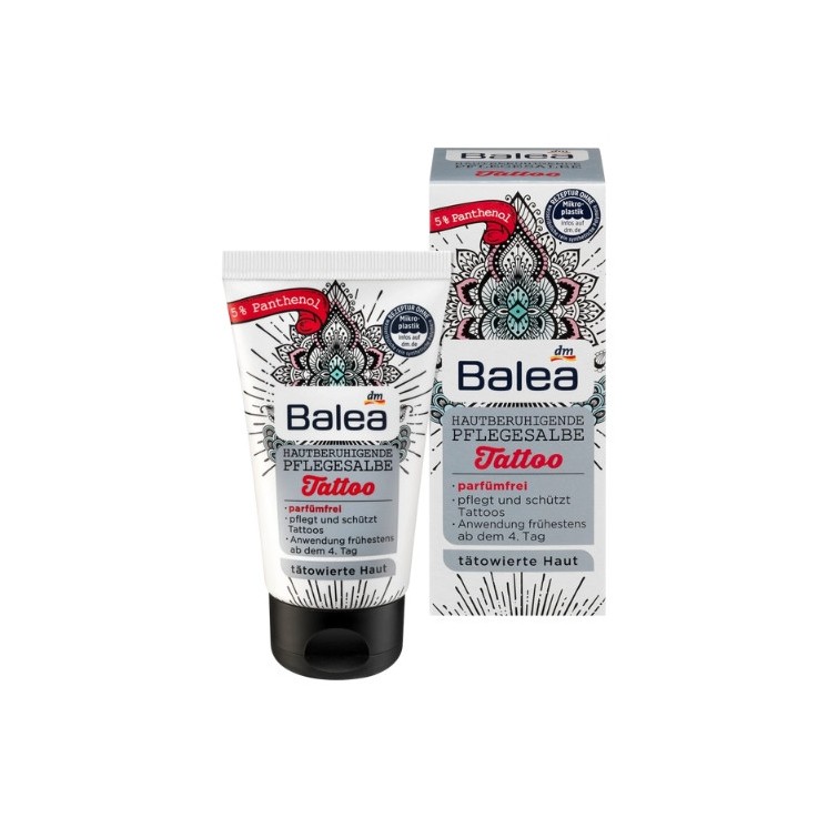 Pommade apaisante pour tatouages Balea 50 ml