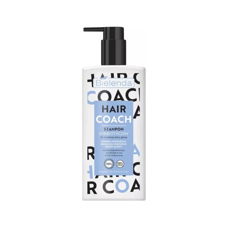 Синбіотичний шампунь Bielenda Hair Coach для чутливої шкіри голови 300 мл